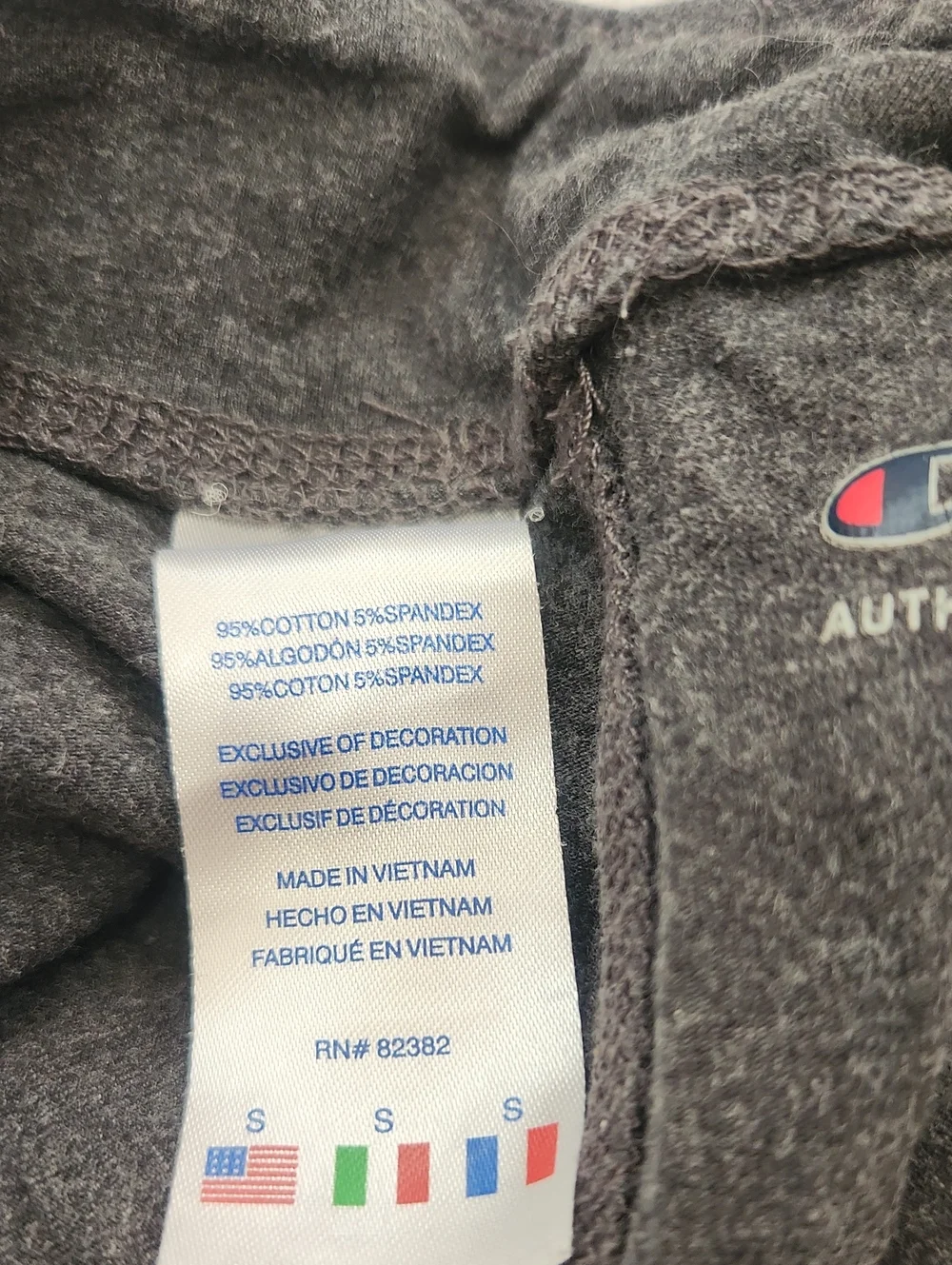 Champions Girls Size Small Heathered Gray Leggings